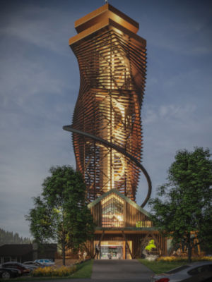 Harzturm mit Riesenrutsche und Café